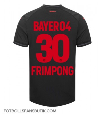 Bayer Leverkusen Jeremie Frimpong #30 Replika Hemmatröja 2023-24 Kortärmad